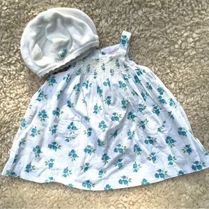 Janie & Jack Dress with Matching Hat